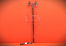 1:87 HO Brawa 5520 Lampe De Gare, Mât En Treillis 2-Flammes 14-16 V ~ Testé
