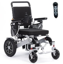 Fauteuil roulant électrique pliable automatique léger jusqu’à 150kg