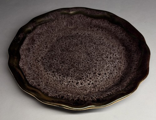 Petite assiette plate signée - assiette,