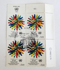 Bloc timbres nations unies - bloc,