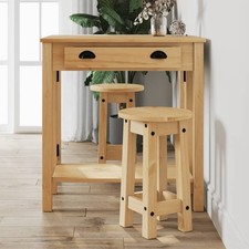 Ensemble de bar 3 pcs bois de