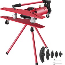 VEVOR 16T Cintreuse Hydraulique Presse à Cintrer 2,75-4,5mm Chauffage Tube Plier