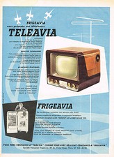 PUBLICITE ADVERTISING 0314   1956   FRIGEAVIA TELEAVIA téléviseur réfrigérateur2