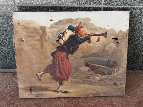 Tableau ancien xixe - tableau,