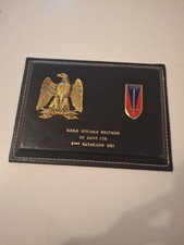 Plaquette 3 Bataillon Ecole Spéciale Militaire Saint Cyr 1987.