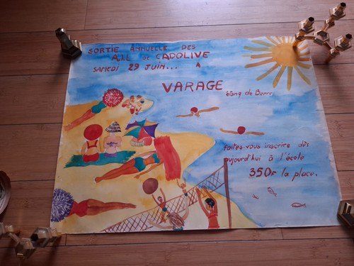 Affiche aquarelle projet - ,,