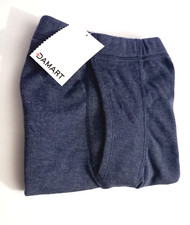 DAMART BOXER INTERLOCK THERMOLACTYL DEGRE 3 COLORIS MARINE CHINÉ STRETCH