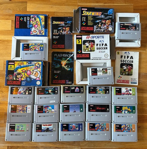 Lot jeux super nintendo - jeux,