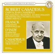Casadesus: Co 3 pianos Frank /Variations Symph. D'Indy / Sie. Chant Montagnard