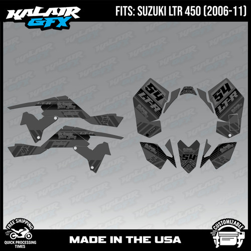 Graphics kit for suzuki atv - kit,