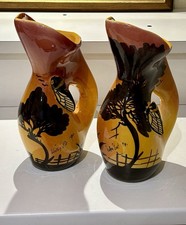 Paire de Vases céramique vintage Vallauris Cigale Signées H33cm Super État