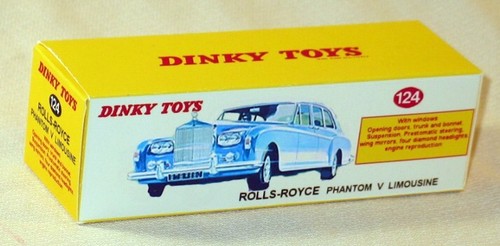 Dinky toys 124 rolls royce - toys,