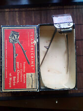 Ancienne tondeuse "l'américaine" pour la coupe des cheveux barbe (bel état)