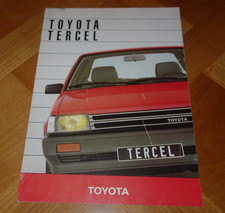 Catalogue TOYOTA TERCEL L20 de 1984