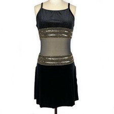 Black & Gold Sequin Accent