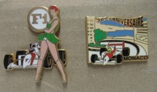 LOT DE 2 PIN'S F1 HONDA MONACO