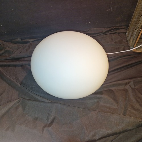 Lampe galet opaline blanc - lampe,