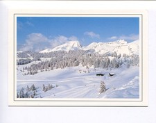 Majestueux hiver - Paysage de montagne - Hiver, neige, sapin, sommet, chalet