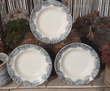 3 Assiettes creuses Moulin des Loups Dentelle