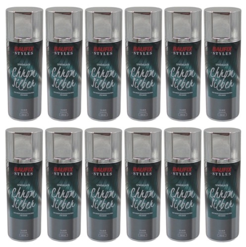 12x baufix chrom argent - 12x,