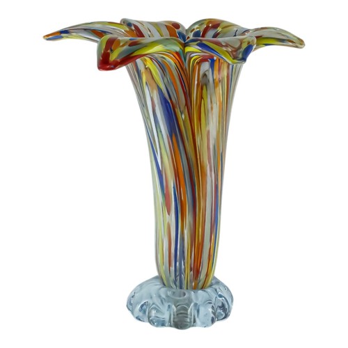 Vase verre murano fait - en,
