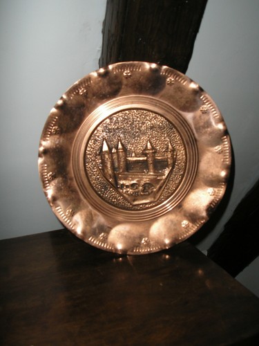 Ancienne assiette décorative - ancienne,