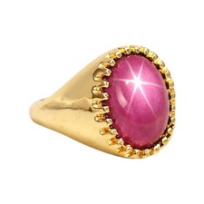 Bague vintage saphir - bague, en