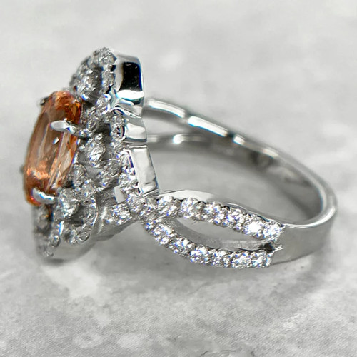 Bague topaze impériale - en,