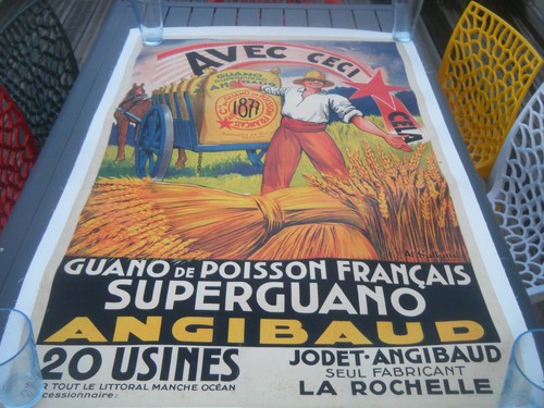 Affiche publicitaire ancienne - affiche,