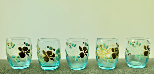 Verres liqueur émaillé - 5, à