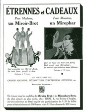 Publicité ancienne miroir-Brot 1935 issue de magazine