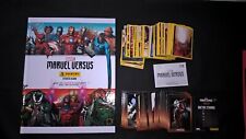 Panini MARVEL VERSUS 2021 - album vide Hardcover + 176 stickers + 50 cartes 