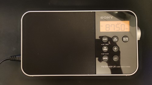 Radio réveil portable sony - portable,