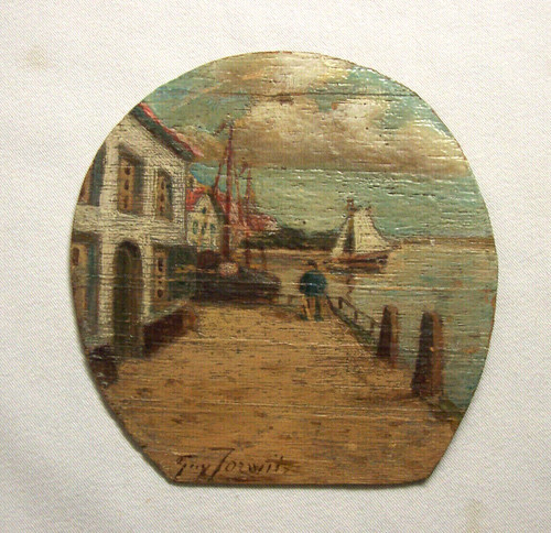 Miniature peinture huile - peinture,