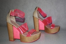 SAN MARINA  Escarpins Plateforme Plastique rose Transparent T 36 BE