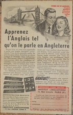 Dépliant Apprentissage Anglais Cours De Dessin École ABC Institut Linguaphone