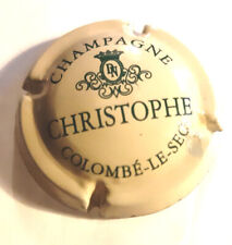 Capsule de champagne Christophe crème et vert