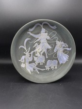 CERAMIQUE ST CANNAT ANNEES 50   PRAXITELE ZOGRAPHOS  SUPERBE PLAT DECORE  RARE