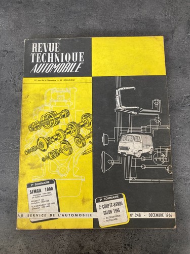 Rta revue technique 248 - rta, n°248