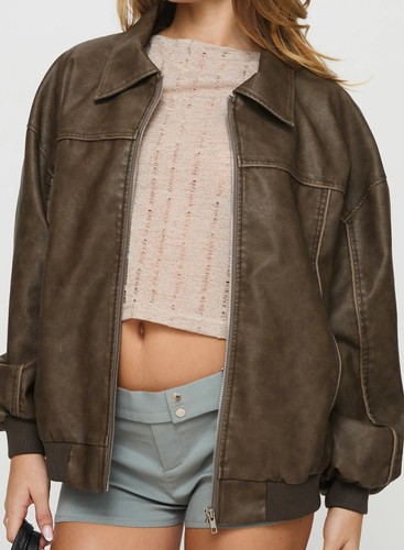 Blouson bomber cuir - blouson,
