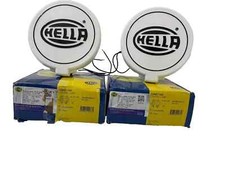 Paire de lampes de conduite Hella Comet 500 spot blanc avec couvercle ajustem...