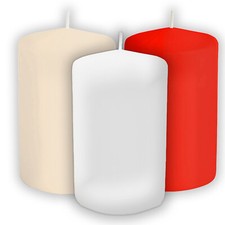 Bougie cire colonne inodore - cire,
