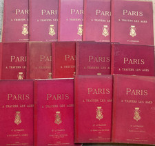 HOFFBAUER Paris à travers les Ages 1872-85 en 14 livraisons COMPLET 92 PLANCHES