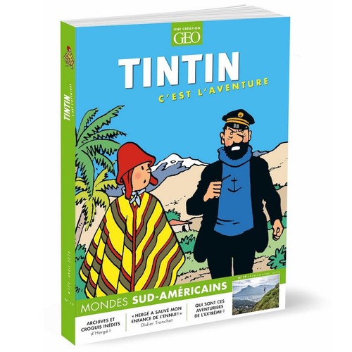 Revue geo edition tintin - revue,