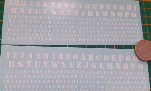 Decalcomanie eau chiffre - decalcomanie,