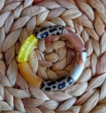 Bracelet Perles Tubes Panthère 