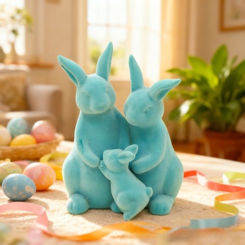 Centre table décor - décor, lapin