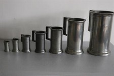 7 anciennes mesures ETAIN zinn