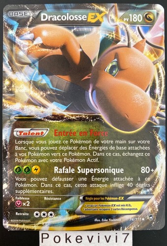 Carte pokemon dracolosse - carte,