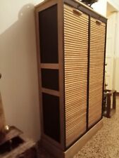 meuble classeur a rideaux double année 50 rénové . 